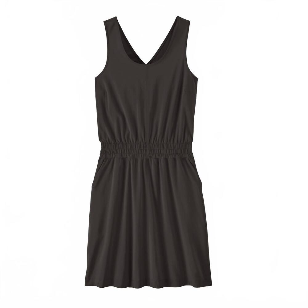 NEW PATAGONIA women's terrebonne traveler dress in black